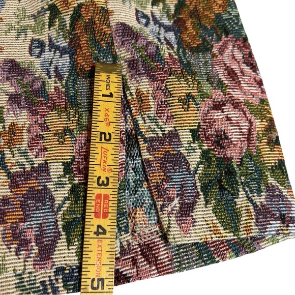 Wild Fable Coquette Romantic Floral Garden Mini Jacquard Tapestry Y2K Miniskirt - Picture 9 of 14